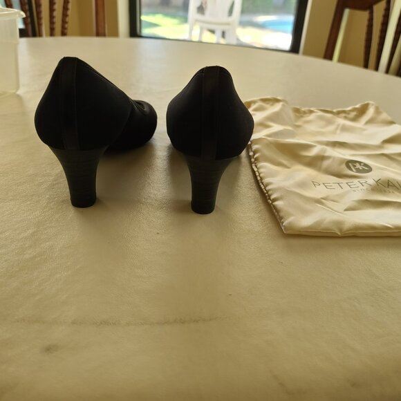 Peter Kaiser Open Toe Pump, black (PK 6 1/2 = US 9).Excellent Condition. Black. - Picture 9 of 10